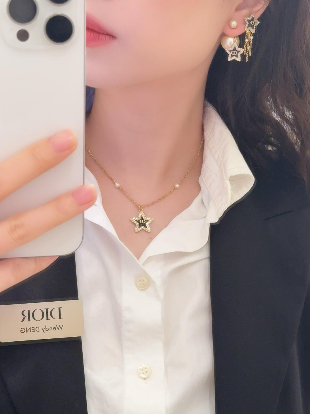 【】官网 5400！量大咨询客Fu❗️【D!or五角星CD流苏耳环】26年早春Cruise最新款！😍😍精