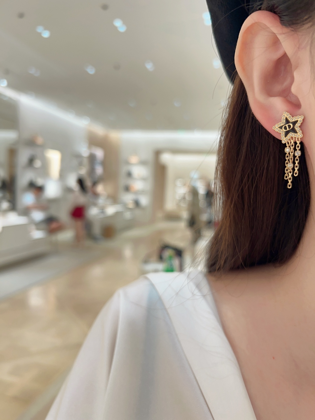 【】官网 5400！量大咨询客Fu❗️【D!or五角星CD流苏耳环】26年早春Cruise最新款！😍😍精