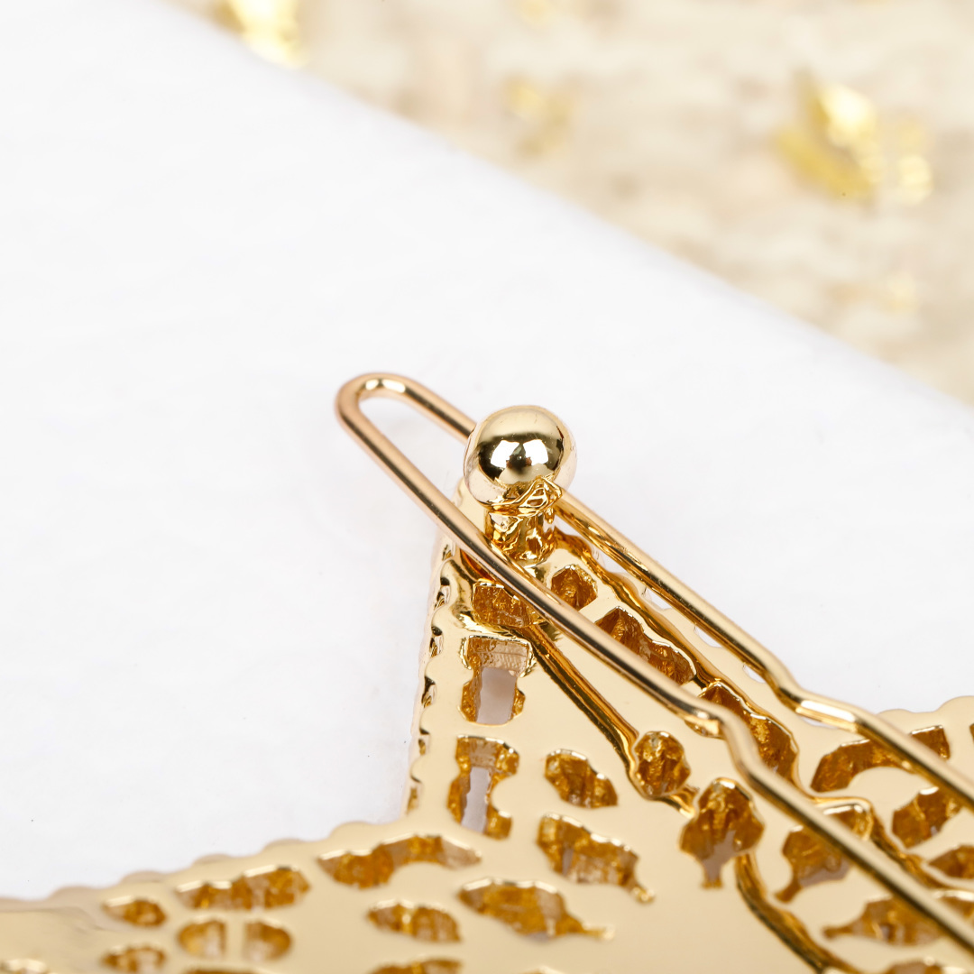 【】官网 5400！量大咨询客Fu❗️【D!or 五角星珍珠发夹】一定要买系列。2026早春最新款绝美系