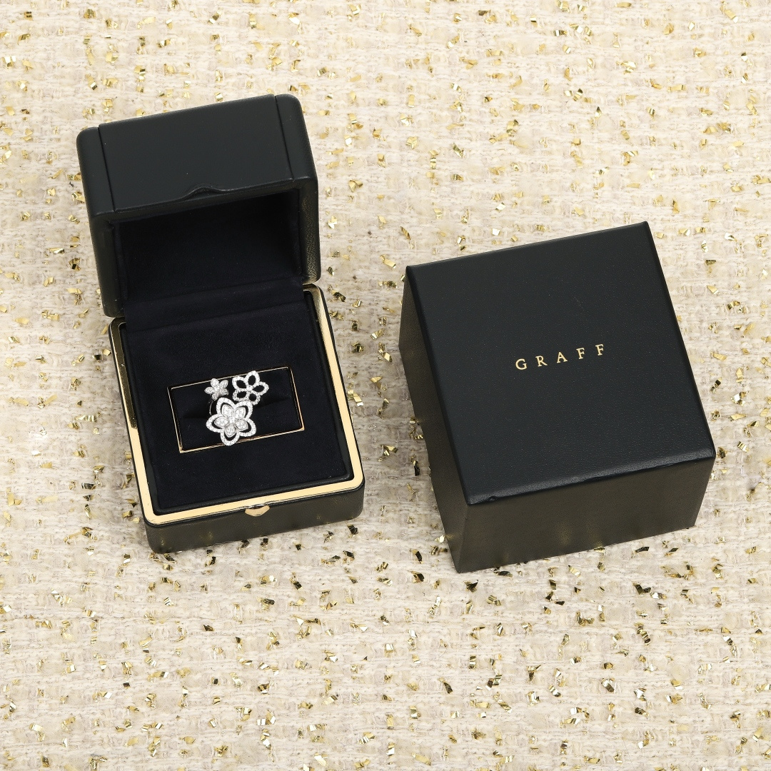 【】三花戒指，可订做18K真金真钻版，只做对版真金货，价询客Fu，Pk市面各种金货❗️Wild Flow