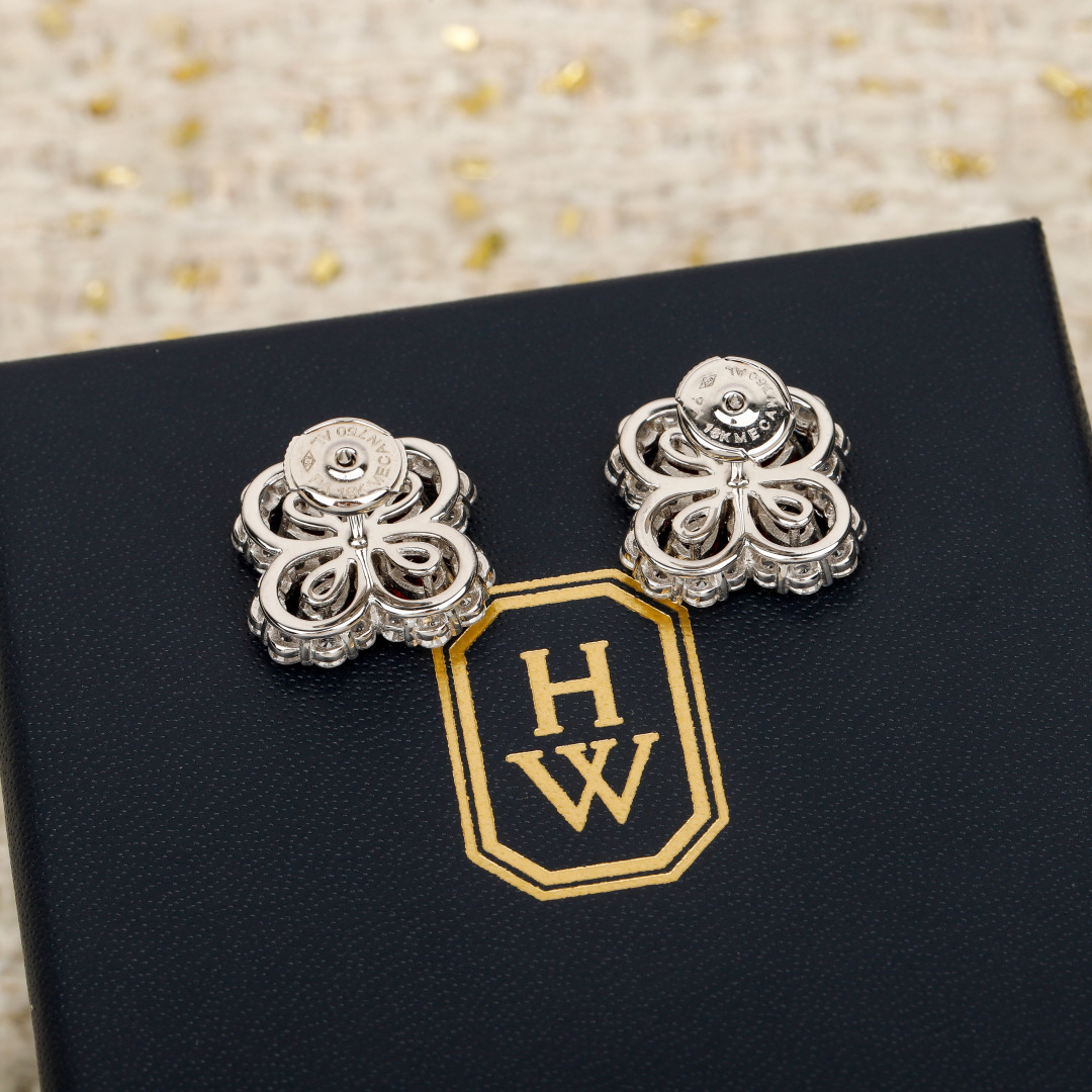 【】looP耳钉，可订做18K真金真钻版，只做对版真金货，价询客FuHW家的Diamond LooP花园