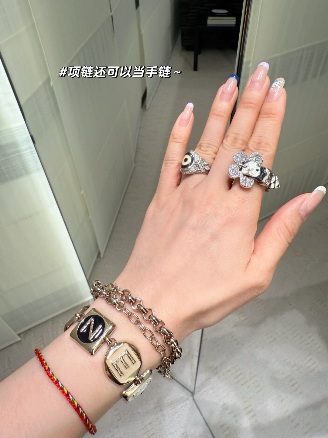 【】官网11500！量大咨询客Fu❗️【香 26C方块圆形choker字母项链】26C早春最新款，全网首