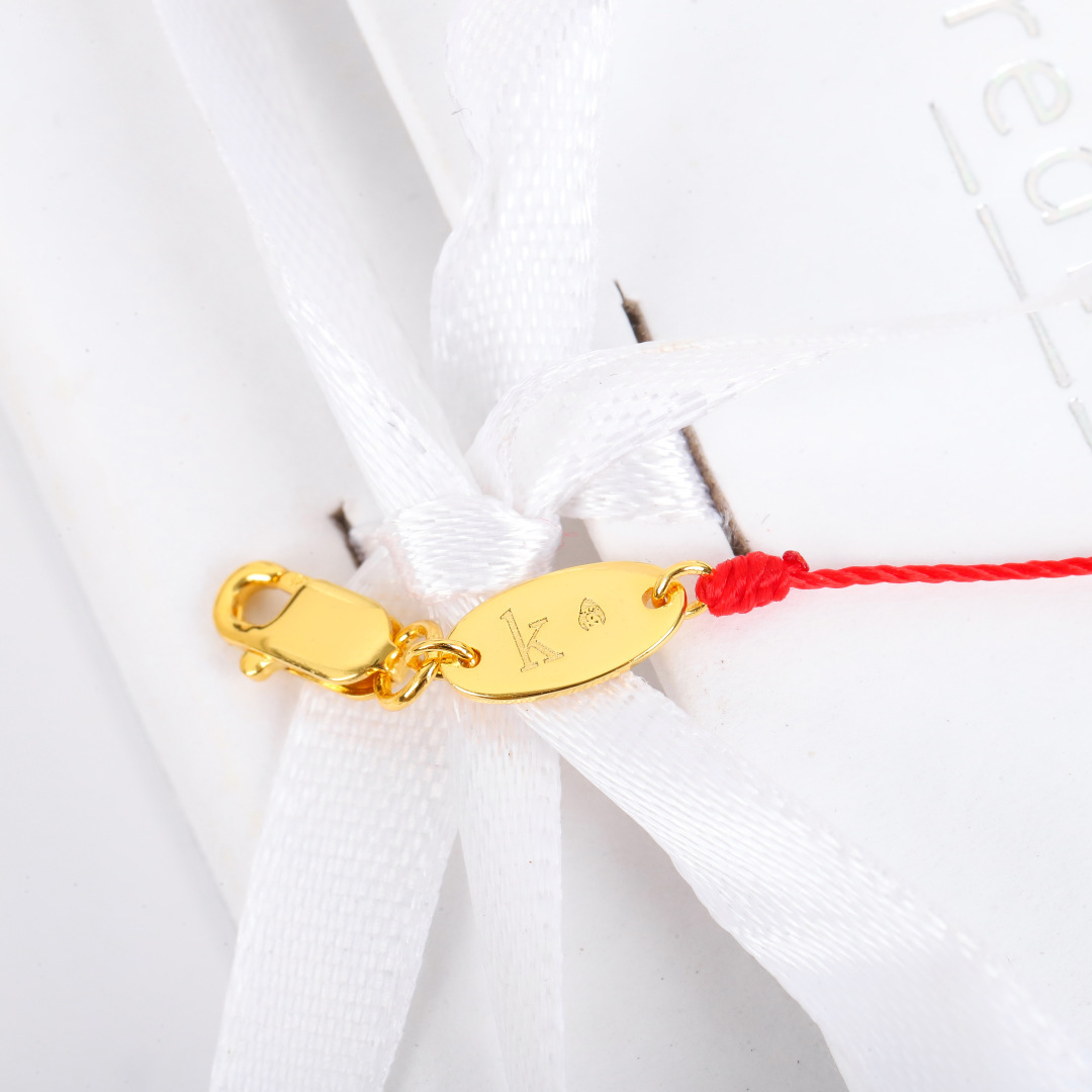 【】可订制18K真金白银，终于做出来了这个顶级完美终极版❗❗⭕❗【redline半链半红绳手链➕电镀0.