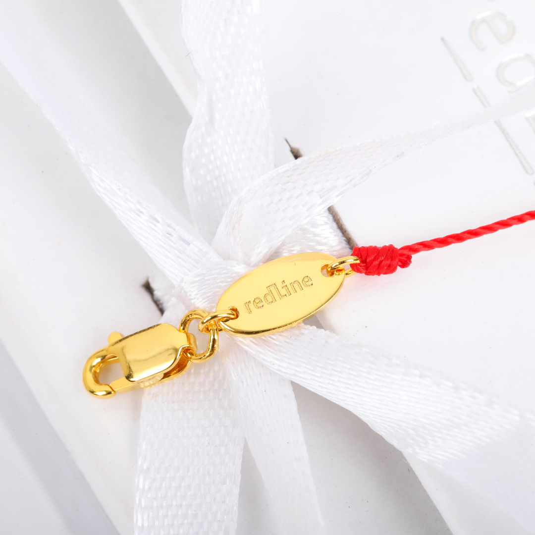 【】可订制18K真金白银，终于做出来了这个顶级完美终极版❗❗⭕❗【redline半链半红绳手链➕电镀0.