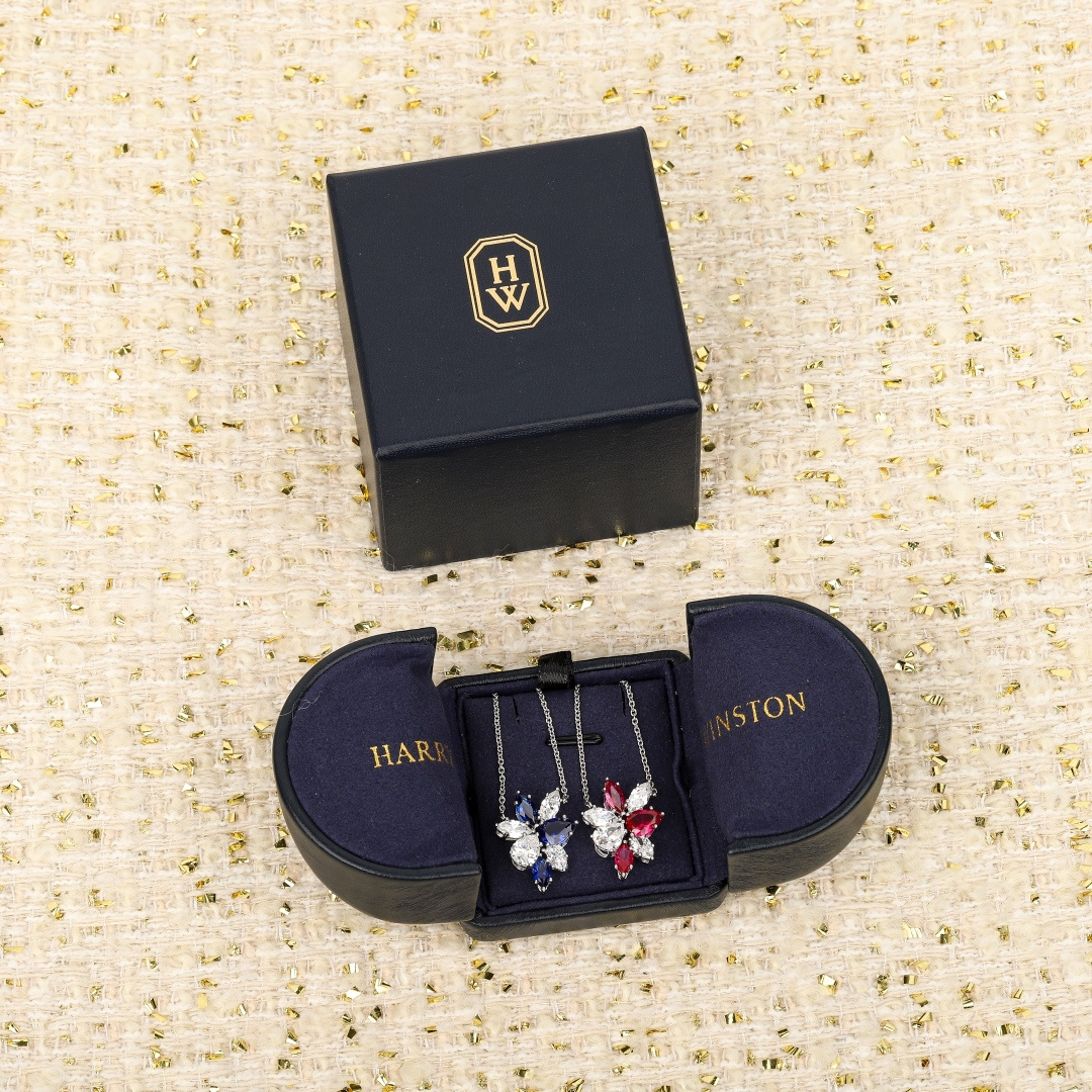 【】Winston Cluster红宝石和钻石项链，可以订制真金真钻，量大咨询客Fu！锦簇镶嵌Winst