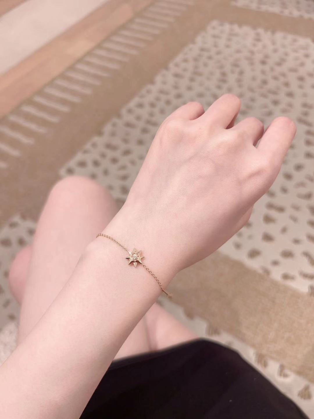 【】，八芒星手链，可订做真金真钻，只做对版官网真金货，Pk市面各种金货❗️量大咨询客FuÉtoile d