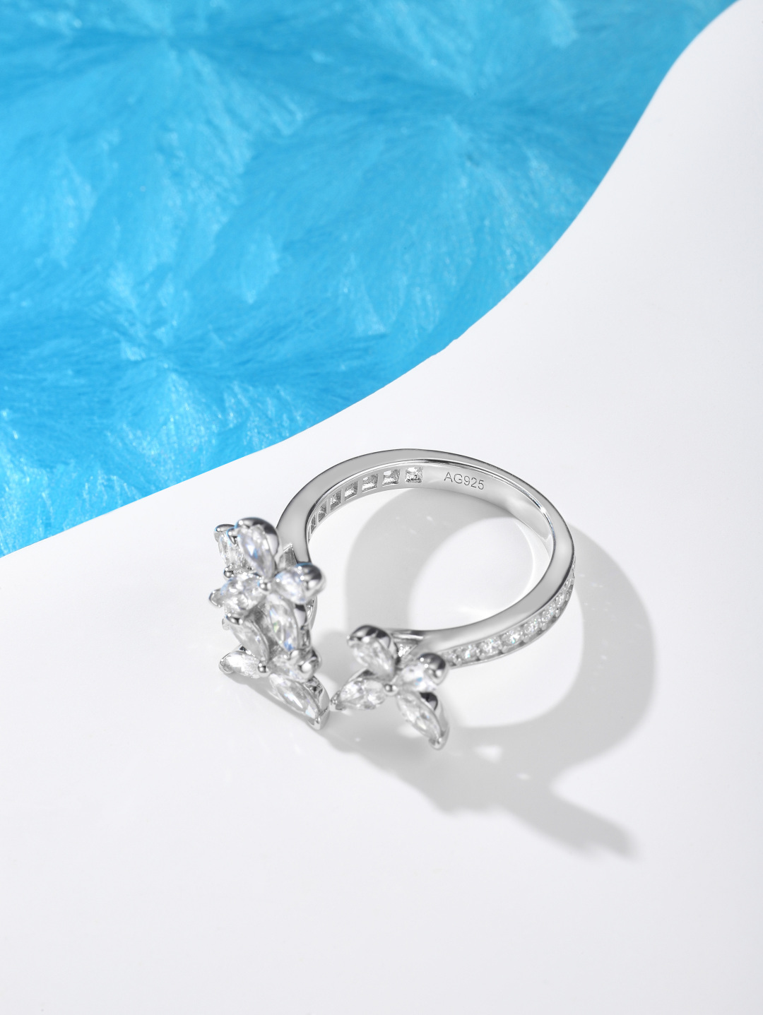 【】量大咨询客Fu❗️【彩宝系列-蝴蝶戒指】通体925纯银保色度做到目前市面最优！！独家配方！！里里外外