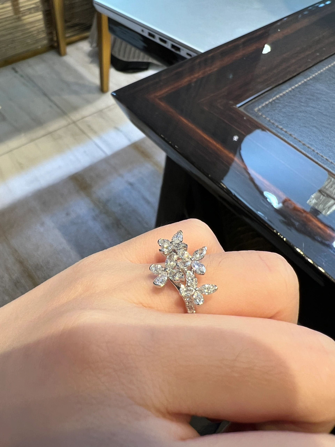 【】量大咨询客Fu❗️【彩宝系列-蝴蝶戒指】通体925纯银保色度做到目前市面最优！！独家配方！！里里外外