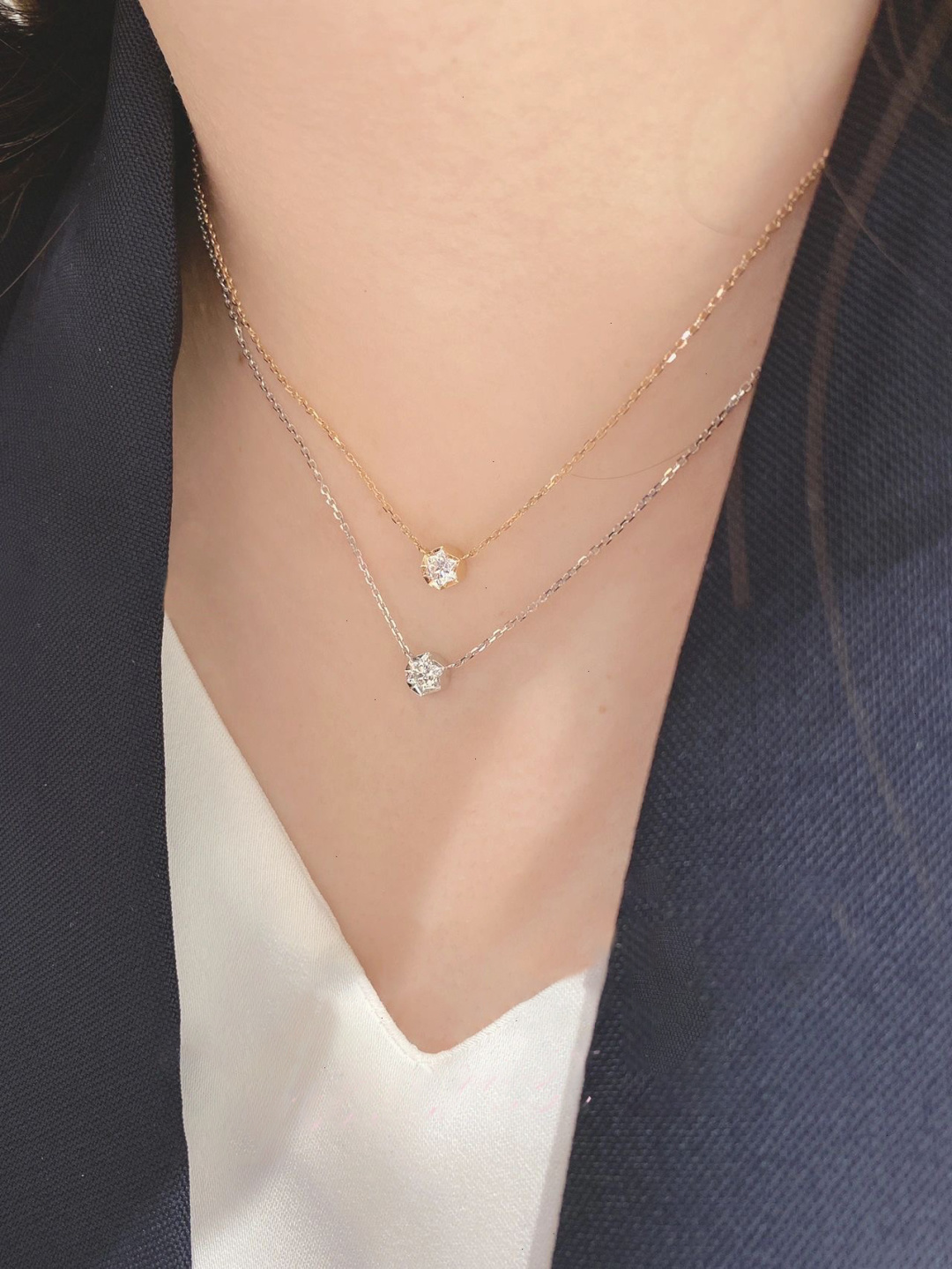 【】蜂巢项链， 可订做18K真金真钻版，只做对版真金货，价询客FuBee My Love吊坠在18K玫瑰