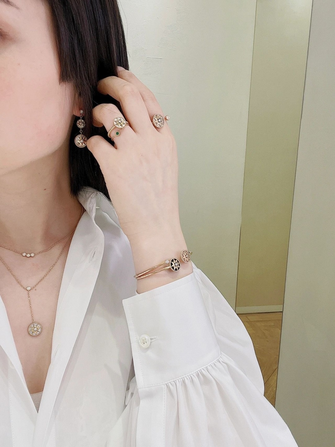 【】罗盘戒指，可订做18K真金真钻版，只做对版真金货，价询客Fu，Pk市面各种金货❗️维多利娅·德卡斯特