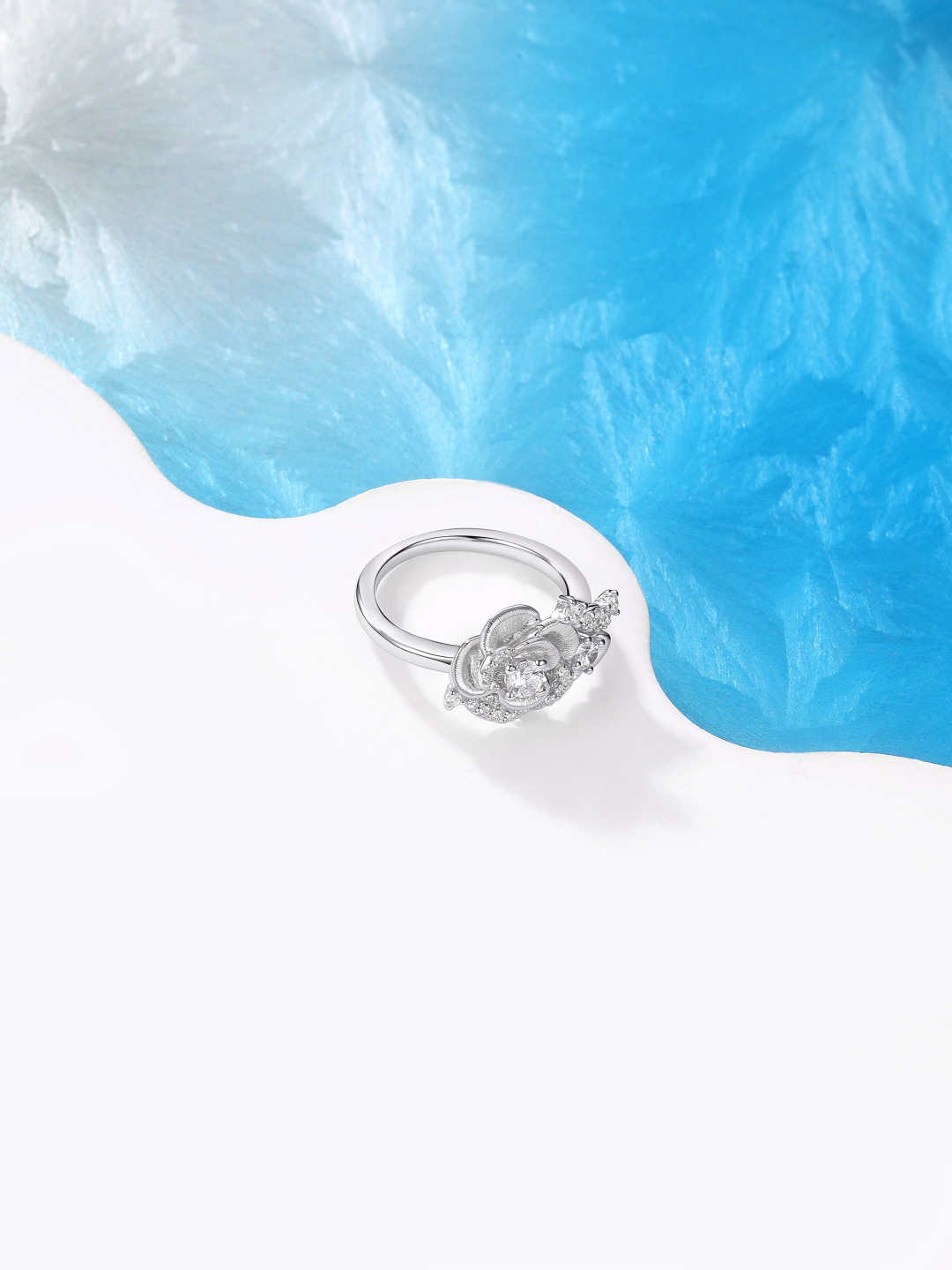 【】量大咨询客Fu❗️【彩宝系列-玫瑰花拉丝戒指】通体925纯银保色度做到目前市面最优！！独家配方！！里