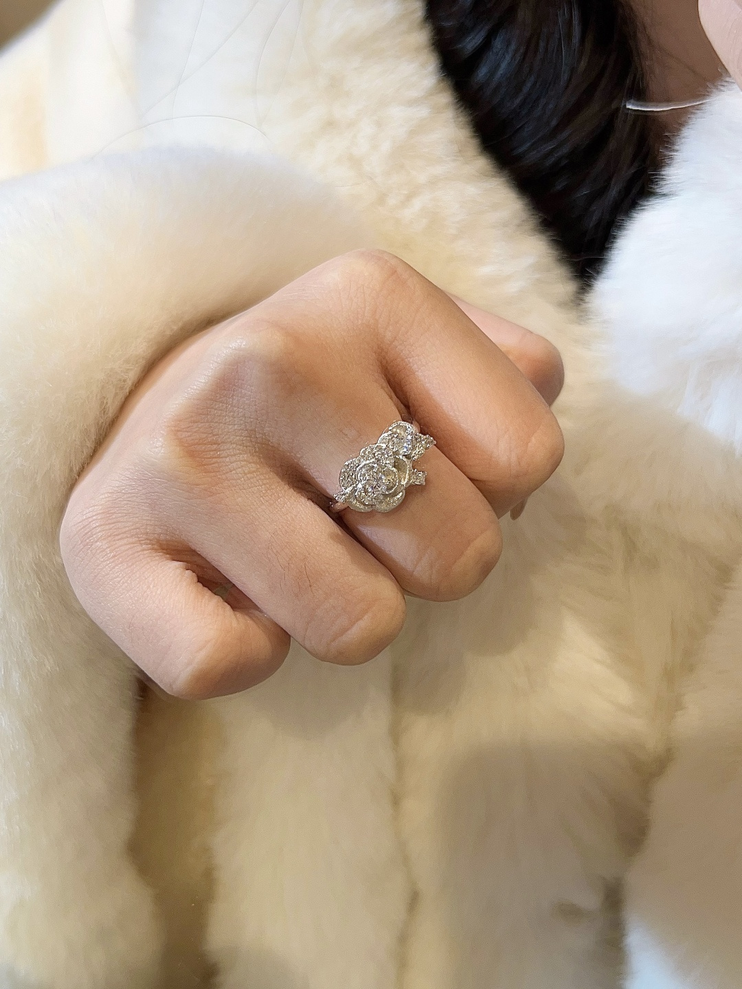 【】量大咨询客Fu❗️【彩宝系列-玫瑰花拉丝戒指】通体925纯银保色度做到目前市面最优！！独家配方！！里