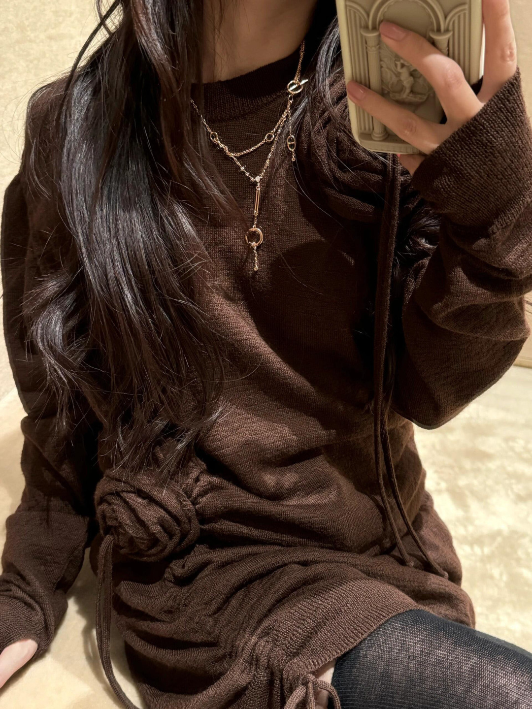 NO:703074,Model upper body effect, Cardia high-end jewelry19860909模特上身效果,,卡迪亚高端饰品,Jewelry