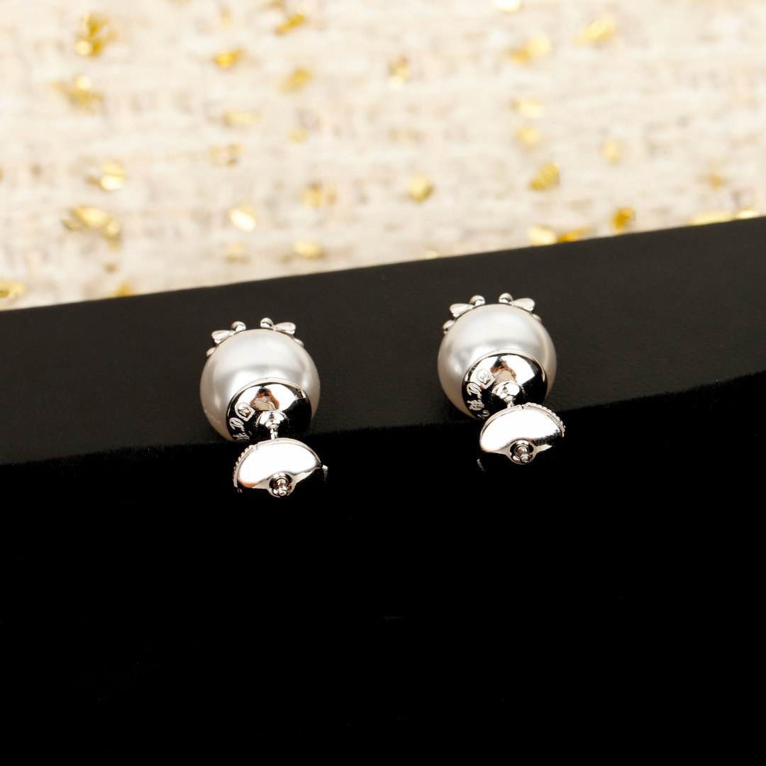 【】巨巨巨火爆。吹爆它❗️【纯银精工版】【克 联名珍珠十字架耳钉】 𝐶ℎ𝑟𝑜𝑚𝑒 𝐻𝑒𝑎𝑟𝑡𝑠✖️mik