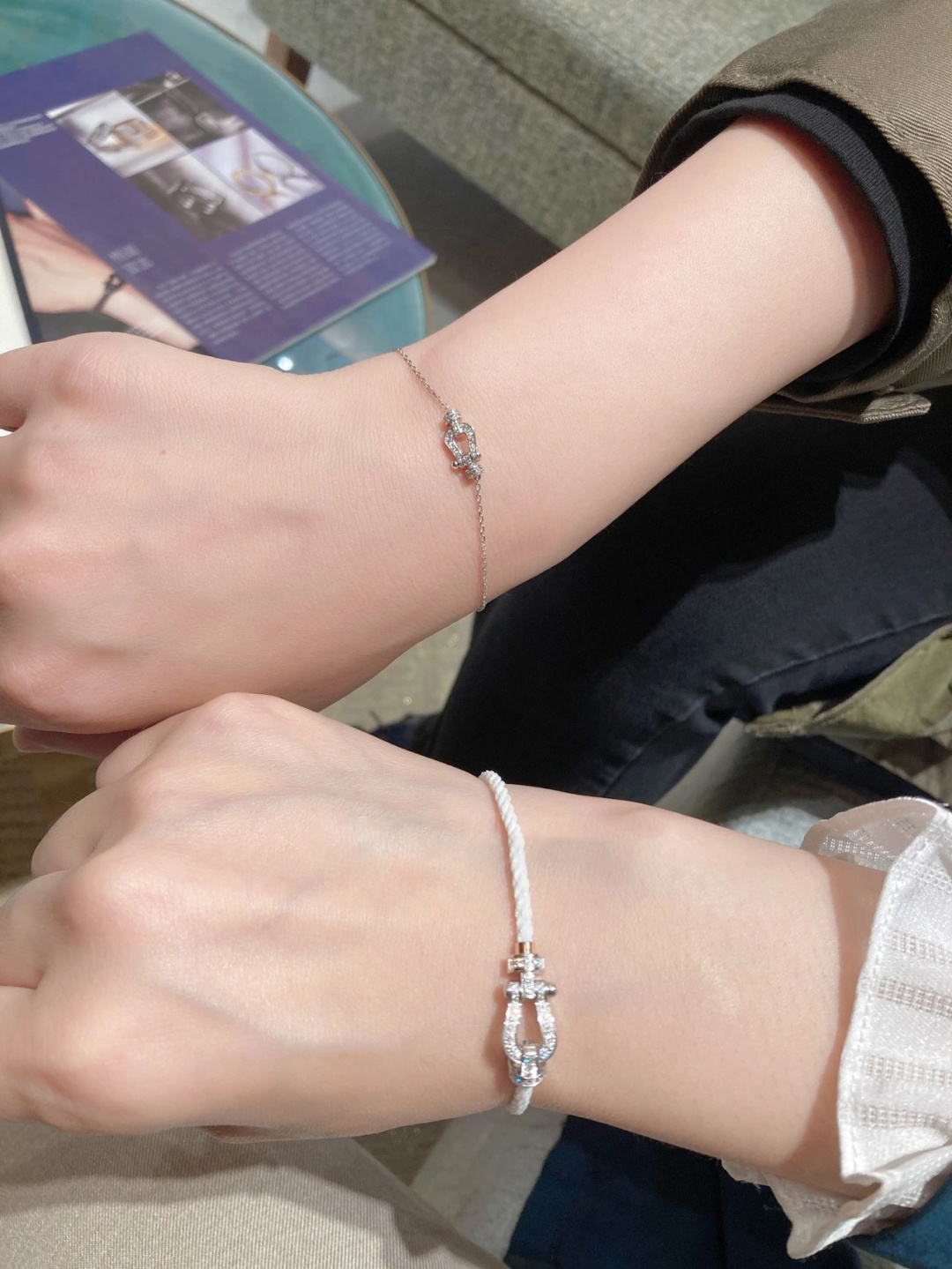 【】 FR@D马蹄系列 官网10000+ 可定制真金真钻版，价格咨询客服😋FORCE 10系列手链太太太