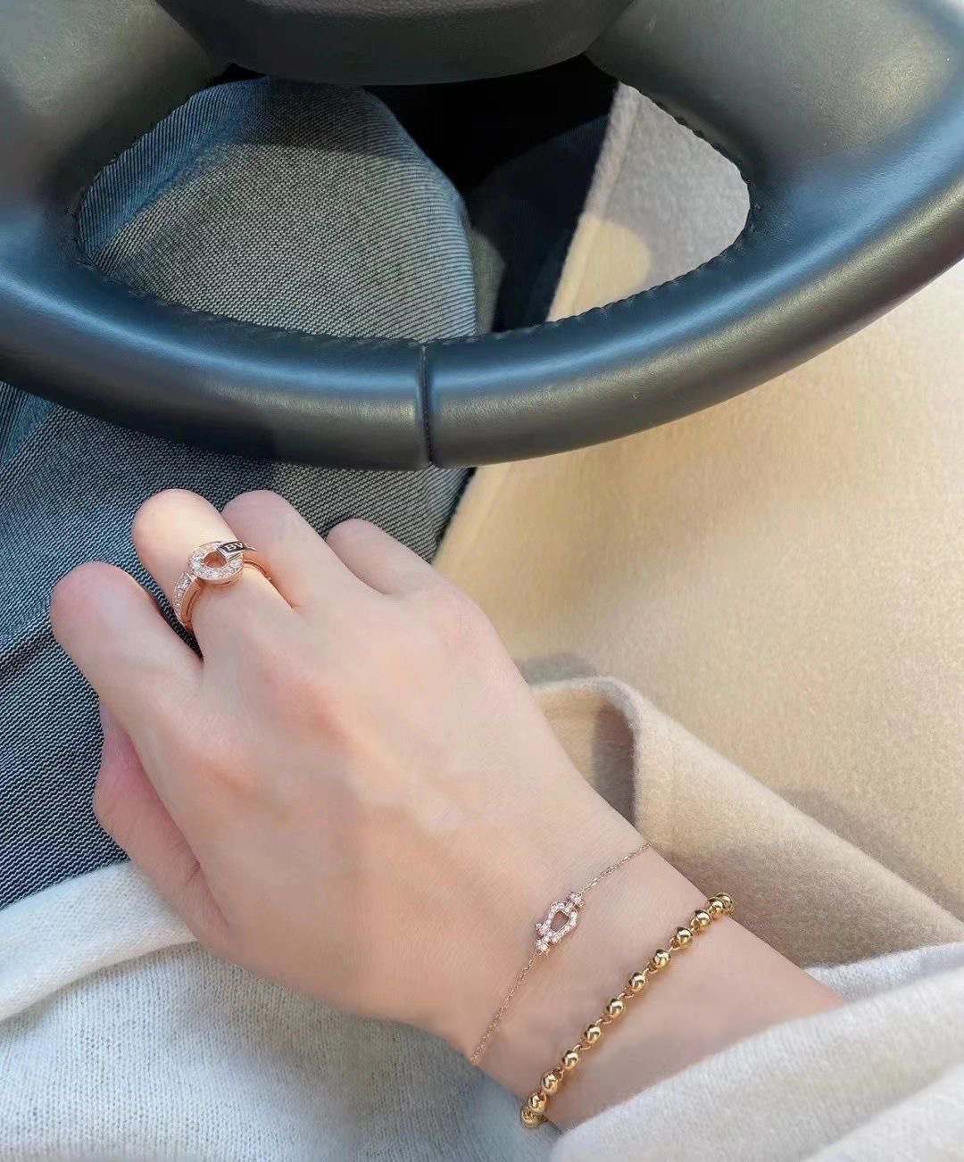 【】 FR@D马蹄系列 官网10000+ 可定制真金真钻版，价格咨询客服😋FORCE 10系列手链太太太