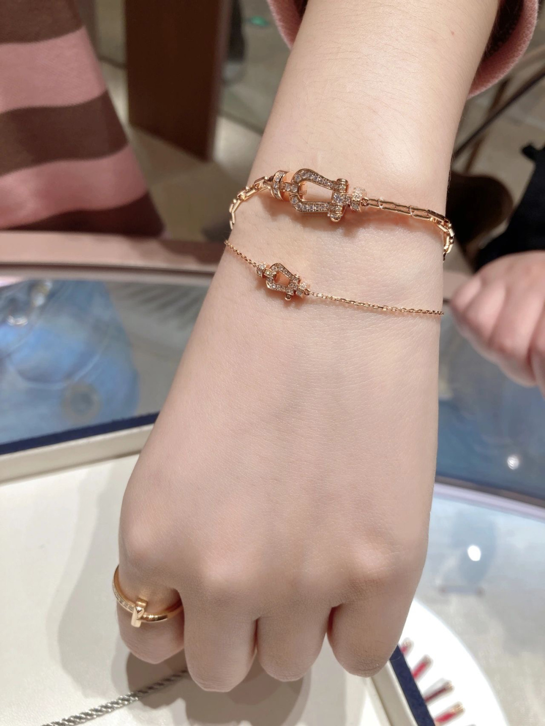 【】 FR@D马蹄系列 官网10000+ 可定制真金真钻版，价格咨询客服😋FORCE 10系列手链太太太