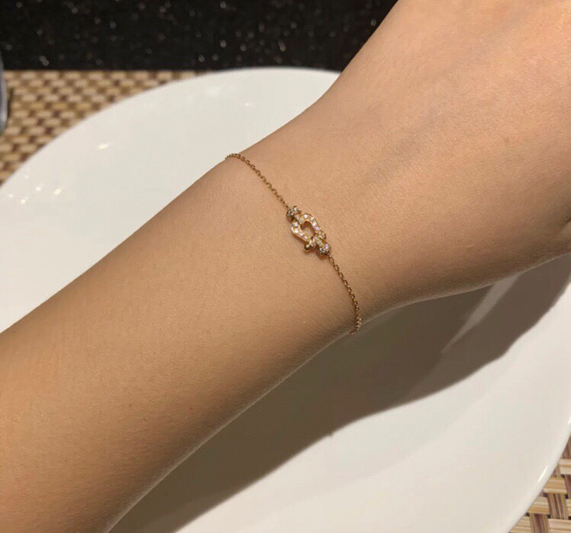 【】 FR@D马蹄系列 官网10000+ 可定制真金真钻版，价格咨询客服😋FORCE 10系列手链太太太