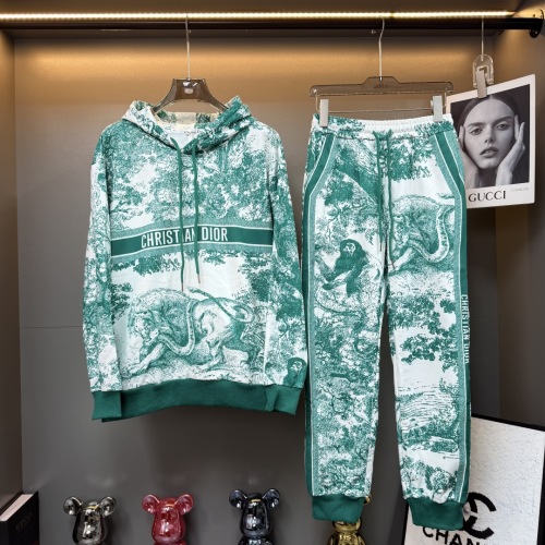 Dior Chez Moi Jungle Animal Print Hoodie and Pants Set, Mint Green 1 Dior Chez Moi Jungle Animal Print Hoodie and Pants Set, Mint Green