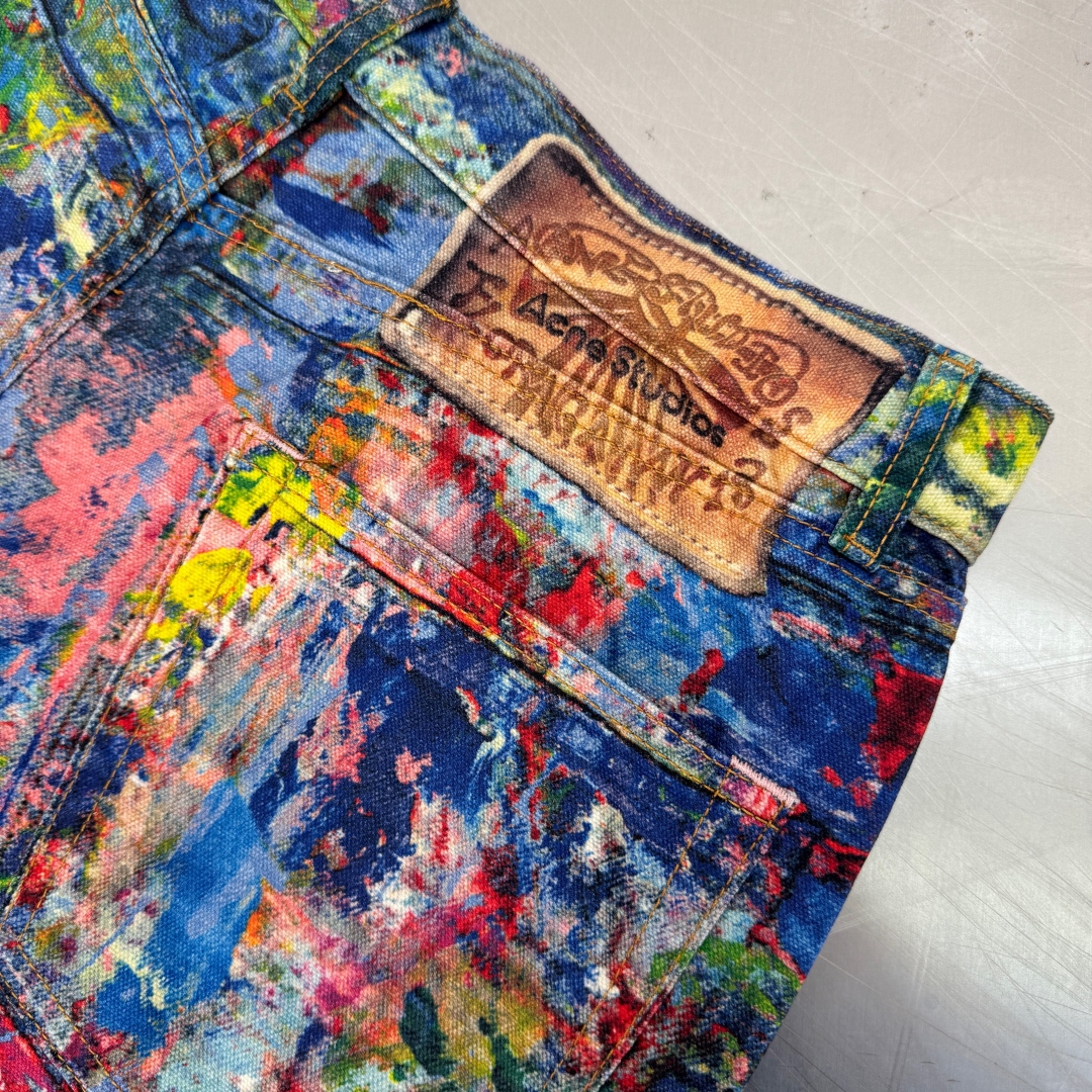 Acne Studios Colorful Oil Painting Print Jeans, Sizes 34/36/38/40/42 6 cmp i1737349702655 5502 0 4