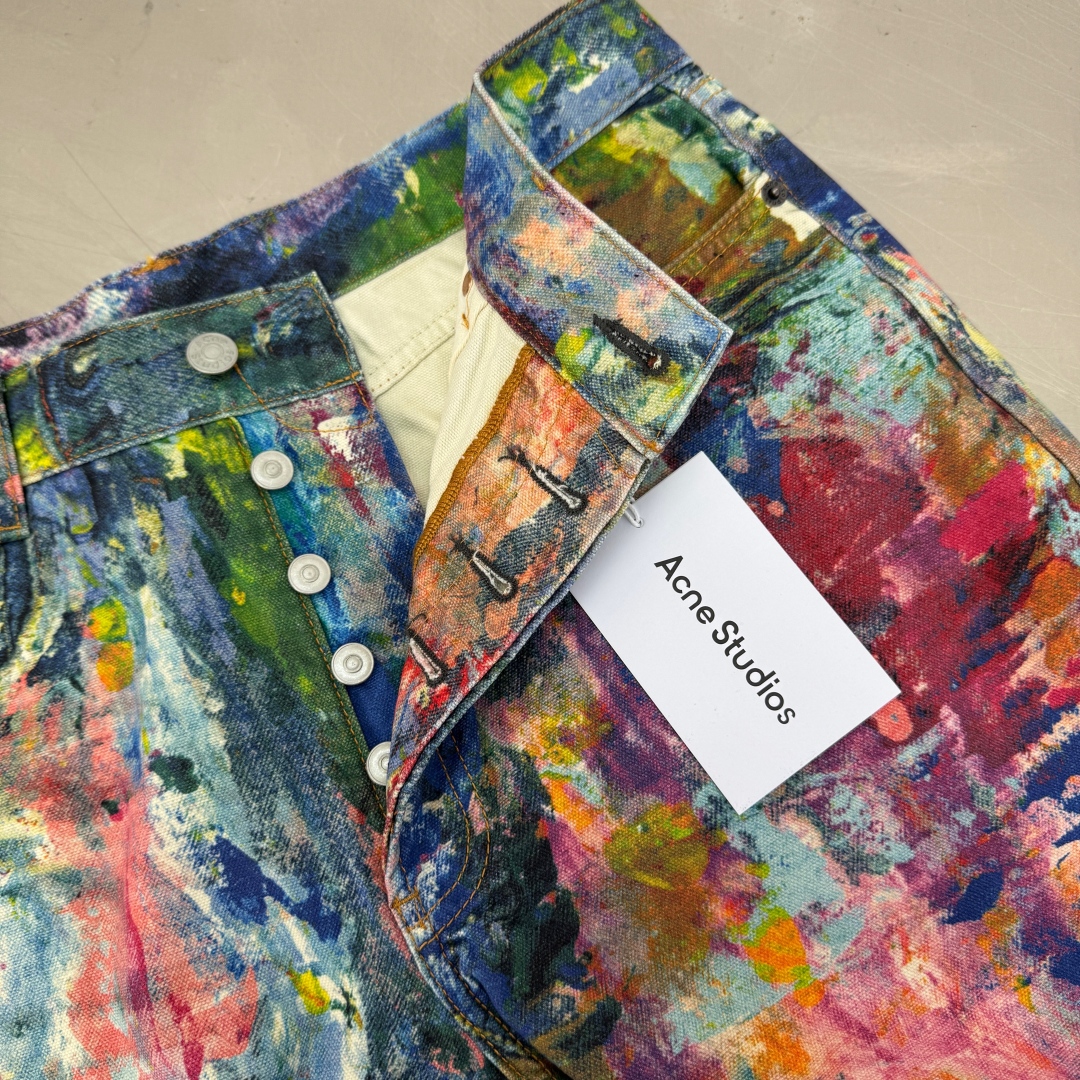 Acne Studios Colorful Oil Painting Print Jeans, Sizes 34/36/38/40/42 7 cmp i1737349702656 9062 0 5