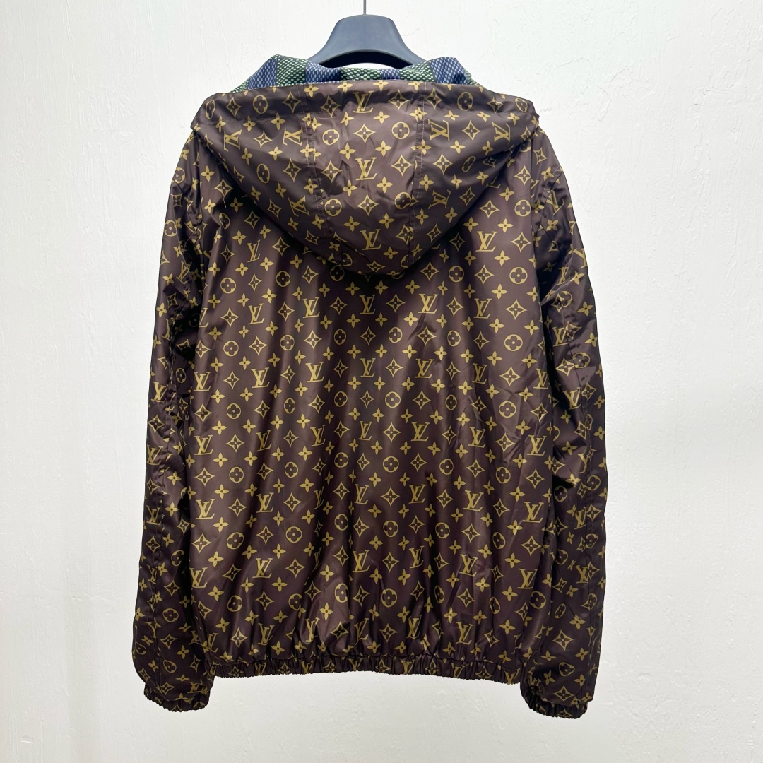 Louis Vuitton Reversible Monogram Windbreaker Jacket Coat Blouson Size S-XL 4 cmp a1740210594152 8582