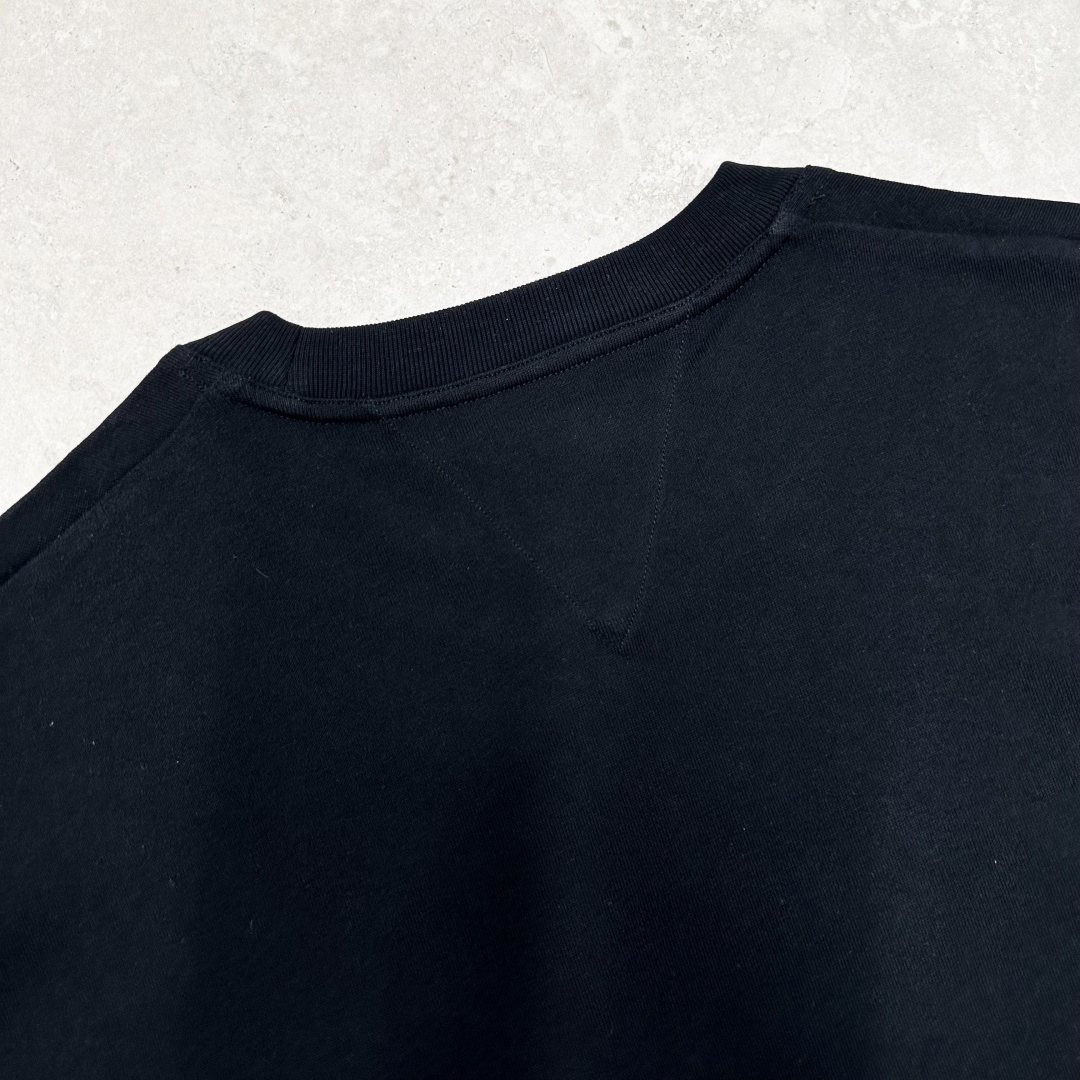 Bottega Veneta Black Crew Neck T-Shirt with Check Pocket S-XL 8 cmp a1740983019491 8168