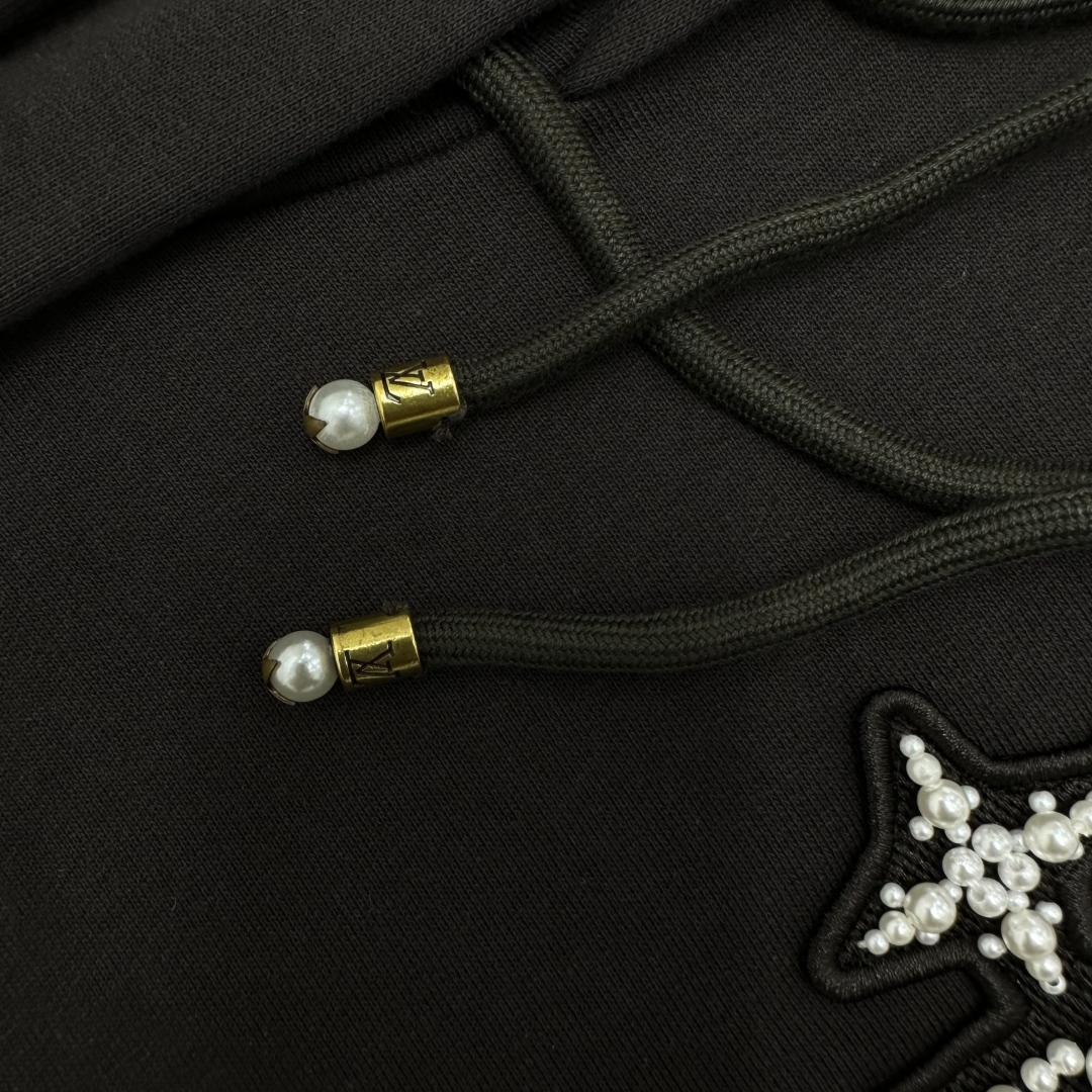 Louis Vuitton Rhinestone Embellished Hoodie Pullover Sweatshirt -XS-L 8 cmp a1741158474609 7100