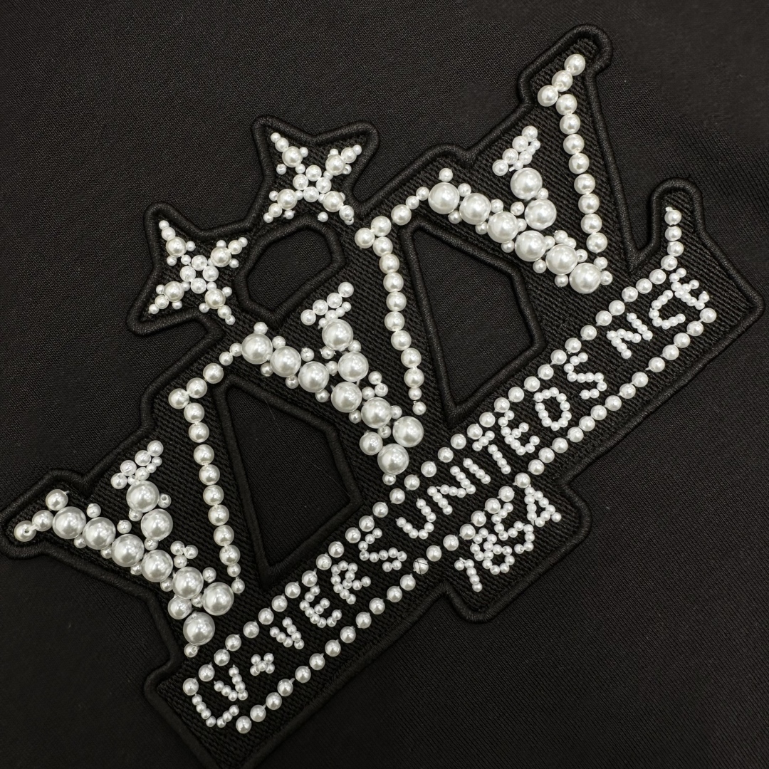 Louis Vuitton Rhinestone Embellished Hoodie Pullover Sweatshirt -XS-L 7 cmp a1741158474612 0562