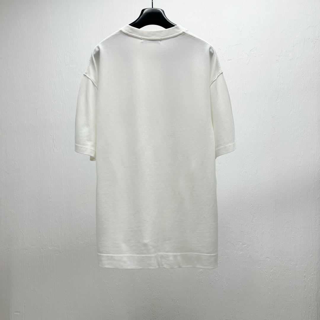 Acne Studios Embroidered Logo Crew Neck T-Shirt for Women - White 4 cmp a1744275388963 0315