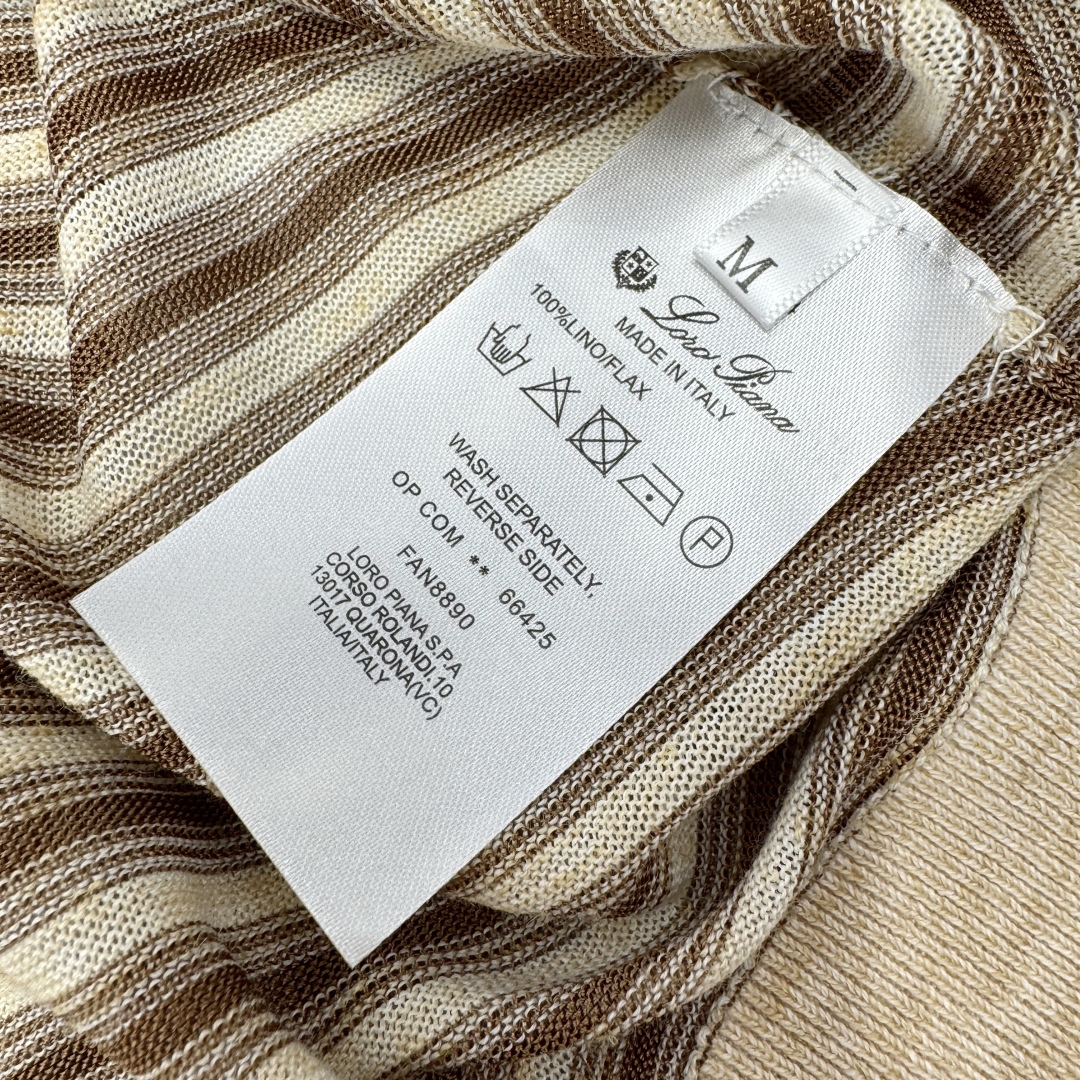 Loro Piana Men's Striped Jersey Knit Polo Shirt - Stylish Short Sleeve Top 10 cmp i1748587788671 8501 0 8