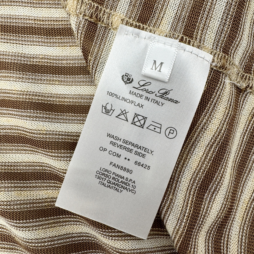 Loro Piana Striped Jersey Knit Short Sleeve Crew Neck T-Shirt 9 cmp i1748587805472 2330 0 8