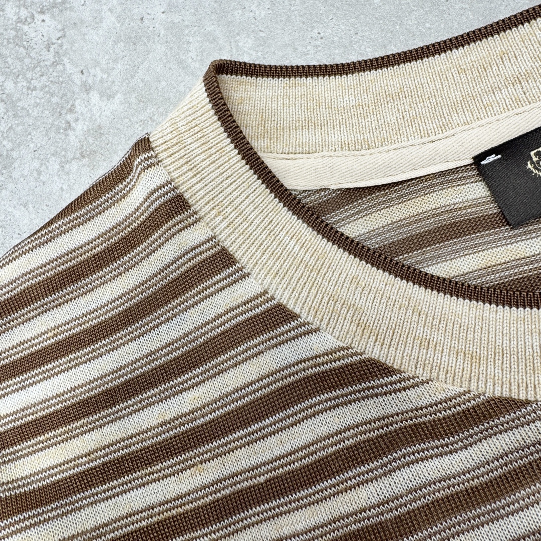 Loro Piana Striped Jersey Knit Short Sleeve Crew Neck T-Shirt 8 cmp i1748587808344 3511 0 7