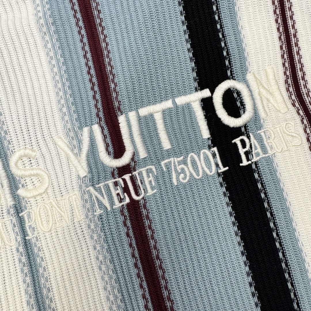 Louis Vuitton Striped Jersey Knit Shirt - Stylish and Comfortable (S-XL) 9 cmp i1748587815192 4121 0 7
