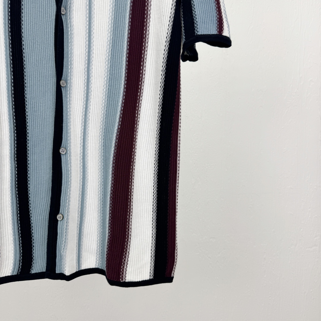 Louis Vuitton Striped Jersey Knit Shirt - Stylish and Comfortable (S-XL) 5 cmp i1748587820703 5831 0 3