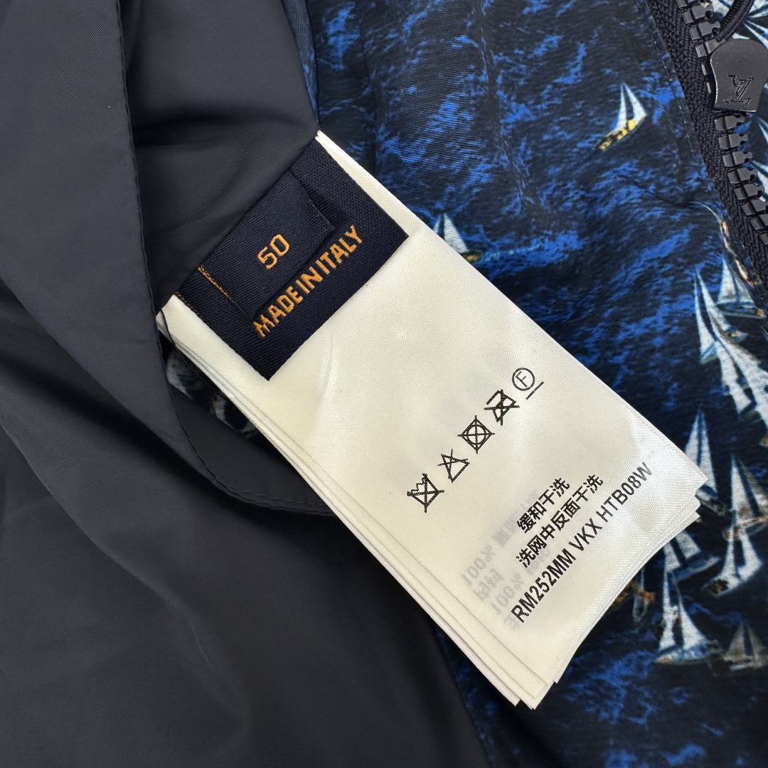 Louis Vuitton Monogram Printed Windbreaker Jacket with Hood - S to XL 10 cmp a1749105776787 0568