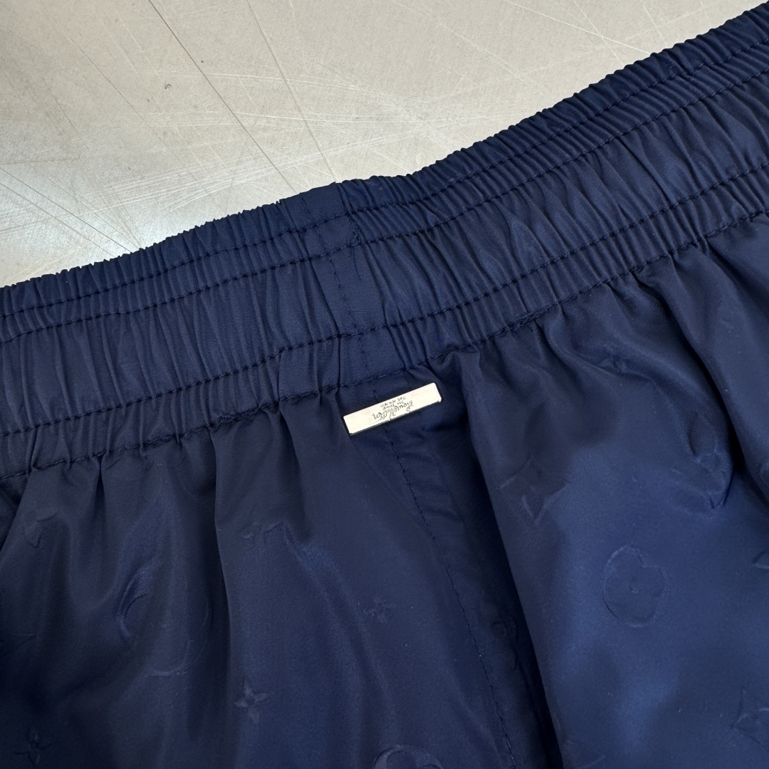 Louis Vuitton Monogram Navy Swim Trunks - Short Pants Size S-XL 4 cmp a1749627315173 5584
