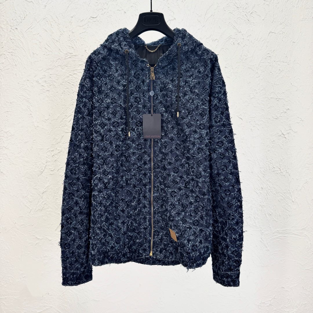 Louis Vuitton Monogram Denim Zip-Up Hoodie Jacket - Distressed Denim 2 cmp a1750229287940 4614