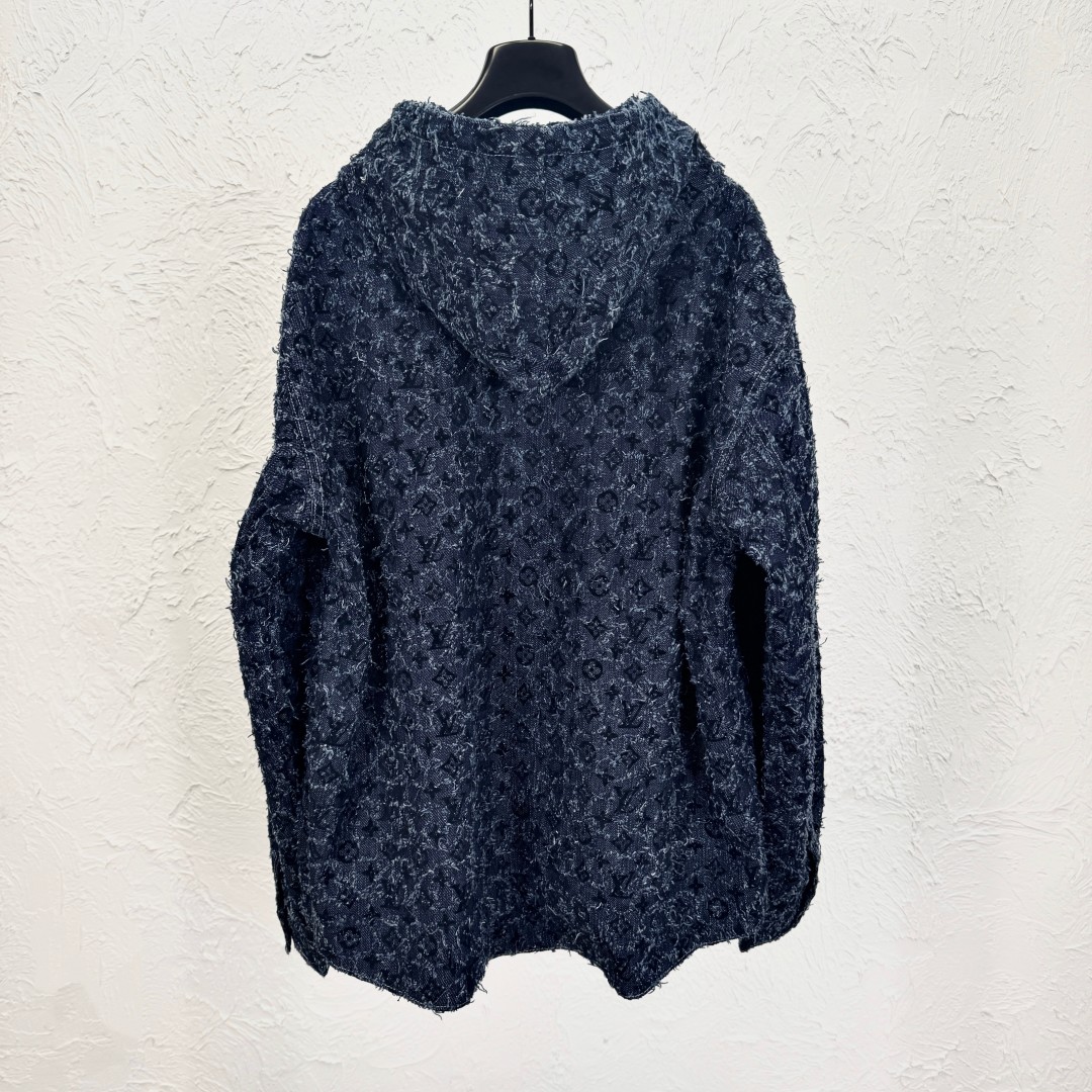 Louis Vuitton Monogram Denim Zip-Up Hoodie Jacket - Distressed Denim 5 cmp a1750229288039 4422
