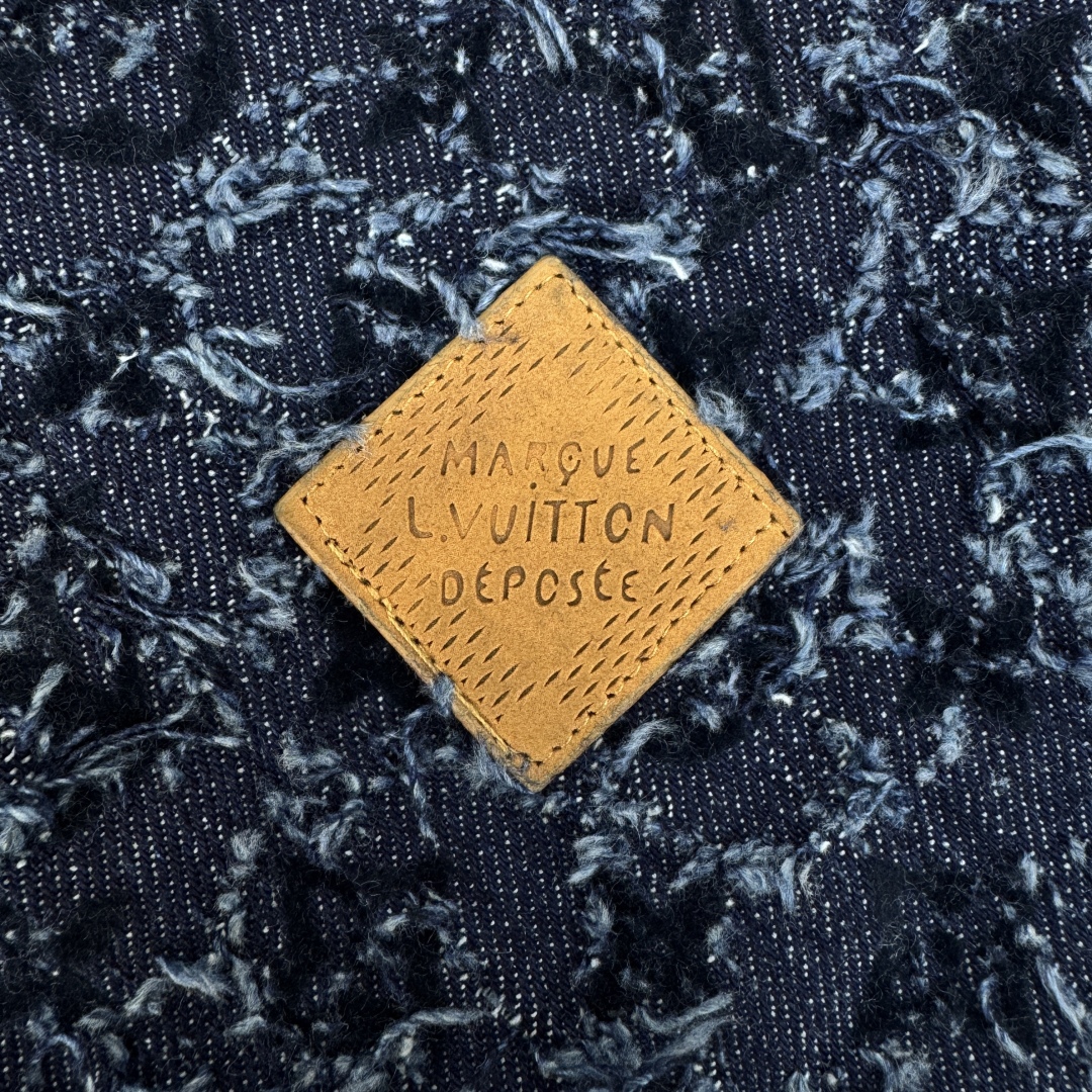 Louis Vuitton Monogram Denim Zip-Up Hoodie Jacket - Distressed Denim 7 cmp a1750229297350 6347
