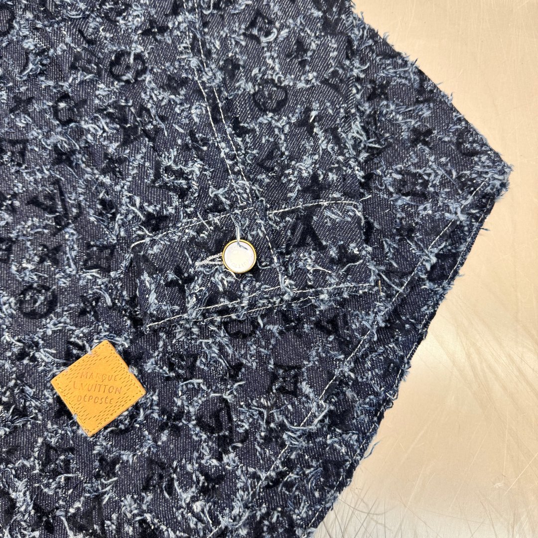 Louis Vuitton Monogram Denim Zip-Up Hoodie Jacket - Distressed Denim 8 cmp a1750229298463 7305