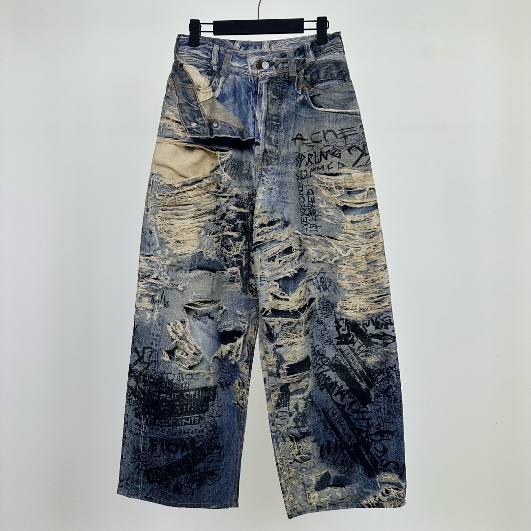 Acne Studios 3D Embroidered Vintage Damaged Jeans Distressed Denim Pants 1 cmp a1751191057747 1822