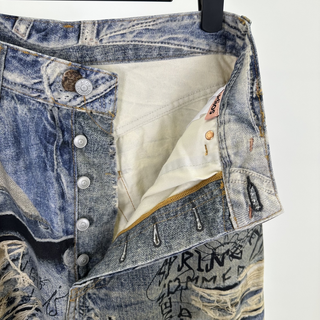 Acne Studios 3D Embroidered Vintage Damaged Jeans Distressed Denim Pants 8 cmp a1751191084291 3680