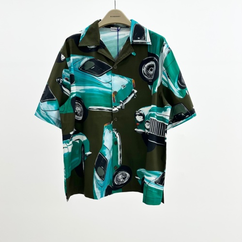 Burberry Car Print Short Sleeve Shirt - Classic Style, Modern Flair - S to XL 24 Burberry Car Print Short Sleeve Shirt - Classic Style, Modern Flair - S to XL