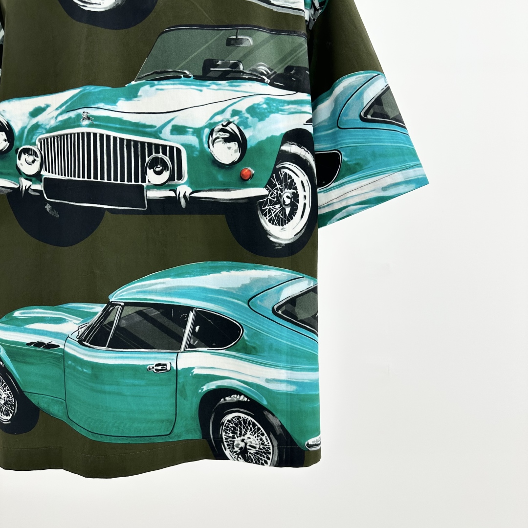 Burberry Car Print Short Sleeve Shirt - Classic Style, Modern Flair - S to XL 7 cmp a1751192343334 4227