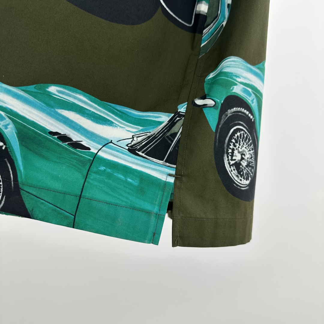 Burberry Car Print Short Sleeve Shirt - Classic Style, Modern Flair - S to XL 9 cmp a1751192343342 8204