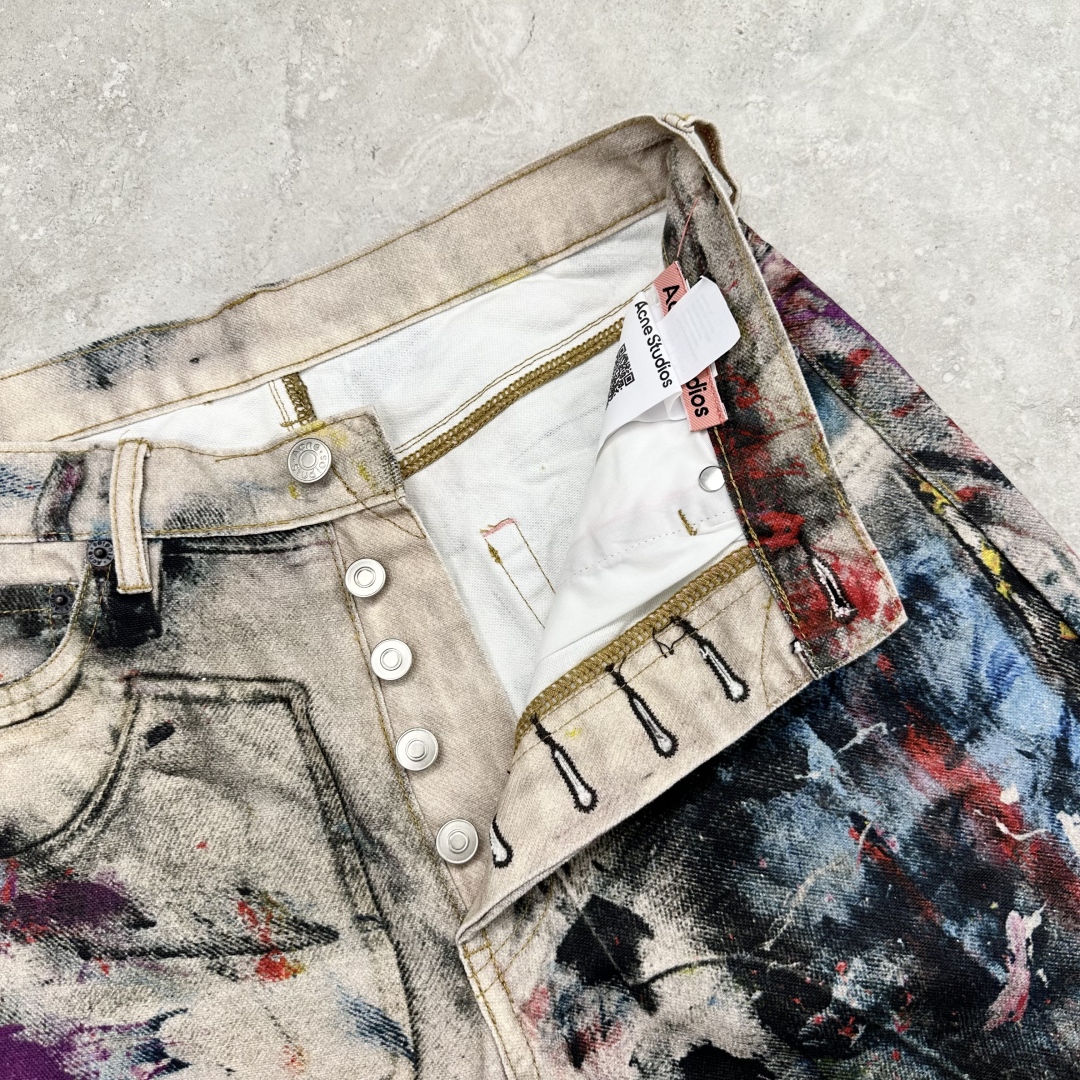 Acne Studios 3D Printed Vintage Jeans Printed Workwear Denim Pants 5 cmp a1751271989054 2450