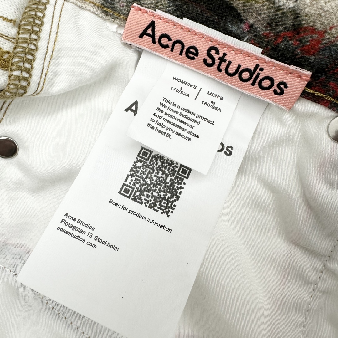 Acne Studios 3D Printed Vintage Jeans Printed Workwear Denim Pants 7 cmp a1751272018349 8865