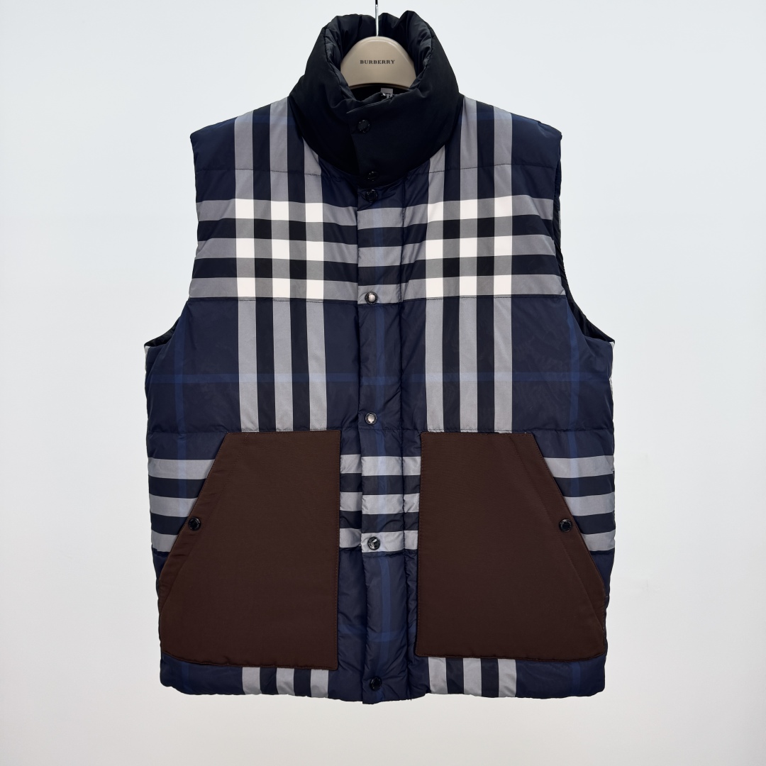 Burberry Check Padded Vest Jacket Coat, Stylish and Warm Outerwear 3 cmp a1752387577983 7676