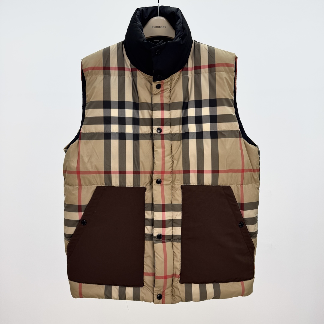 Burberry Check Padded Vest Jacket Coat, Stylish and Warm Outerwear 1 cmp a1752387659545 1357
